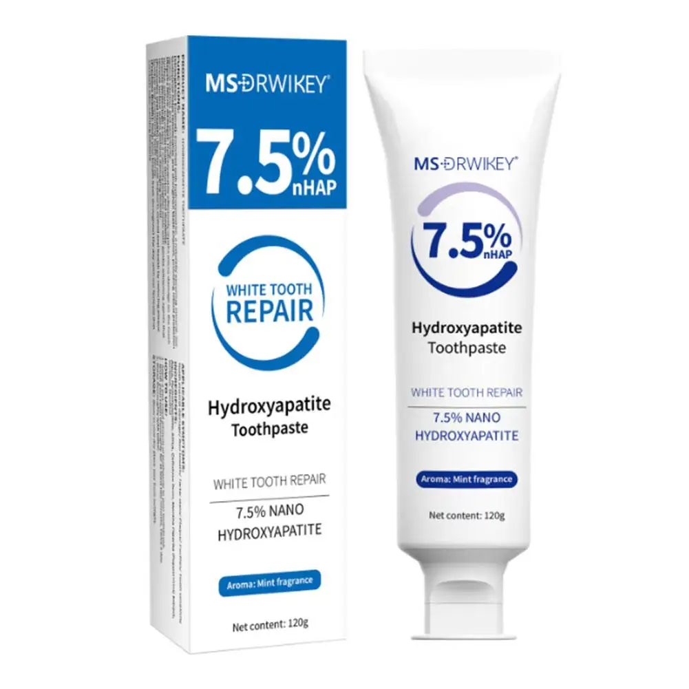 Hydroxyapatite Toothpaste 1pcs for Plaque Removal Stain Cleaning Oral Hygiene Whitening Fresh Breath and Brighter Teeth