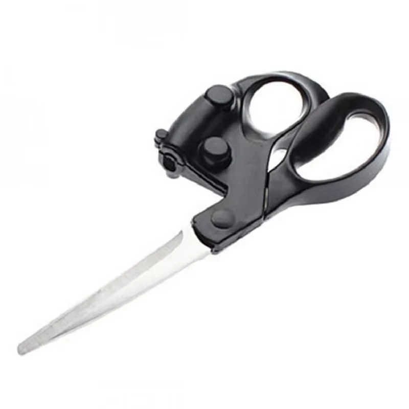 2024 Popular New Professional Laser Guided Scissors For home Crafts Wrapping Gifts Fabric Sewing Cut Straight Fast Scissor Shear 3