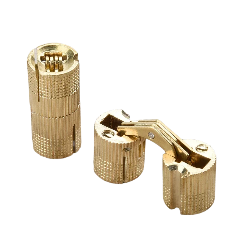 Description Picture 5 of itemCylindrical Hidden Cabinet Concealed Invisible Door Hinges Copper Brass Furniture Hinges 8-18mm For Hardware Gift Box