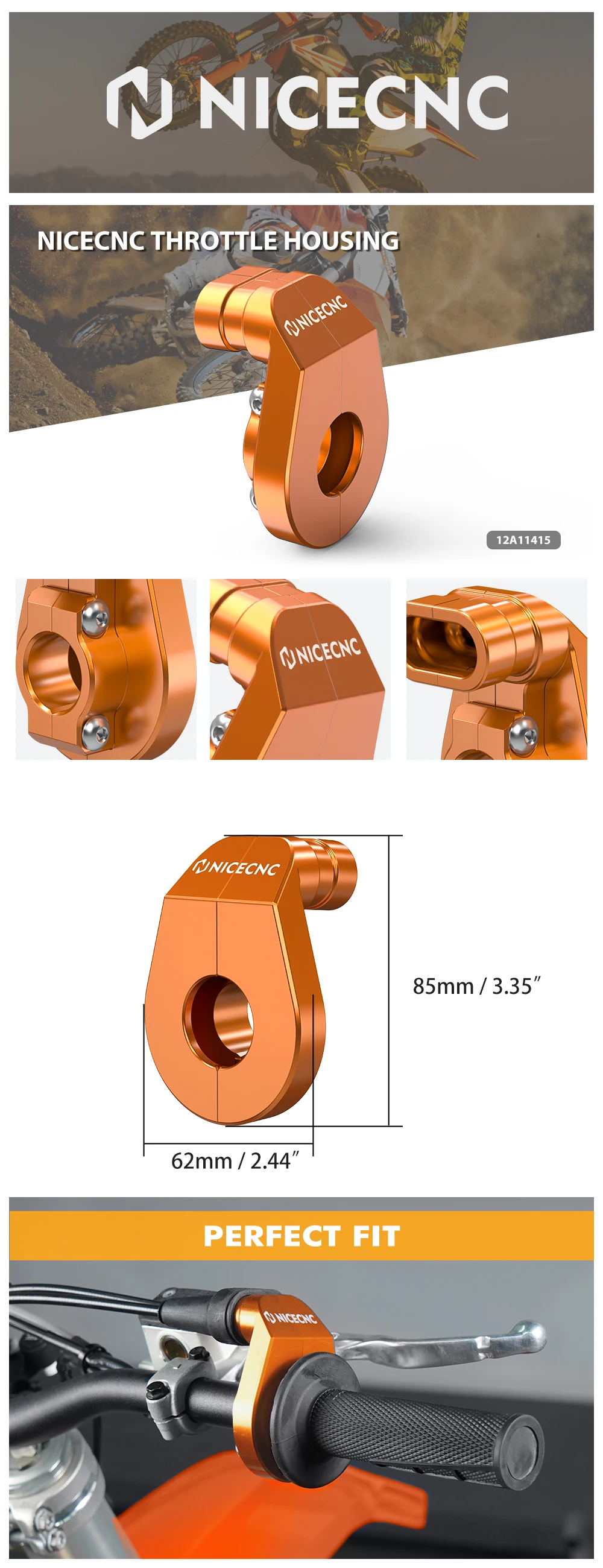2025 2024 für Husqvarma TE300 TE FE 501 450 350 300 250 200 150 125 TC FC TX FX 2023 Drosselklappengehäuse Schutzfolie Aluminium – Detail 7