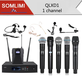 SOM UHF 전문 무선 마이크 시스템, 무대 공연, 동적 장거리, QLXD4-BETA58/beta87/S58/KSM8