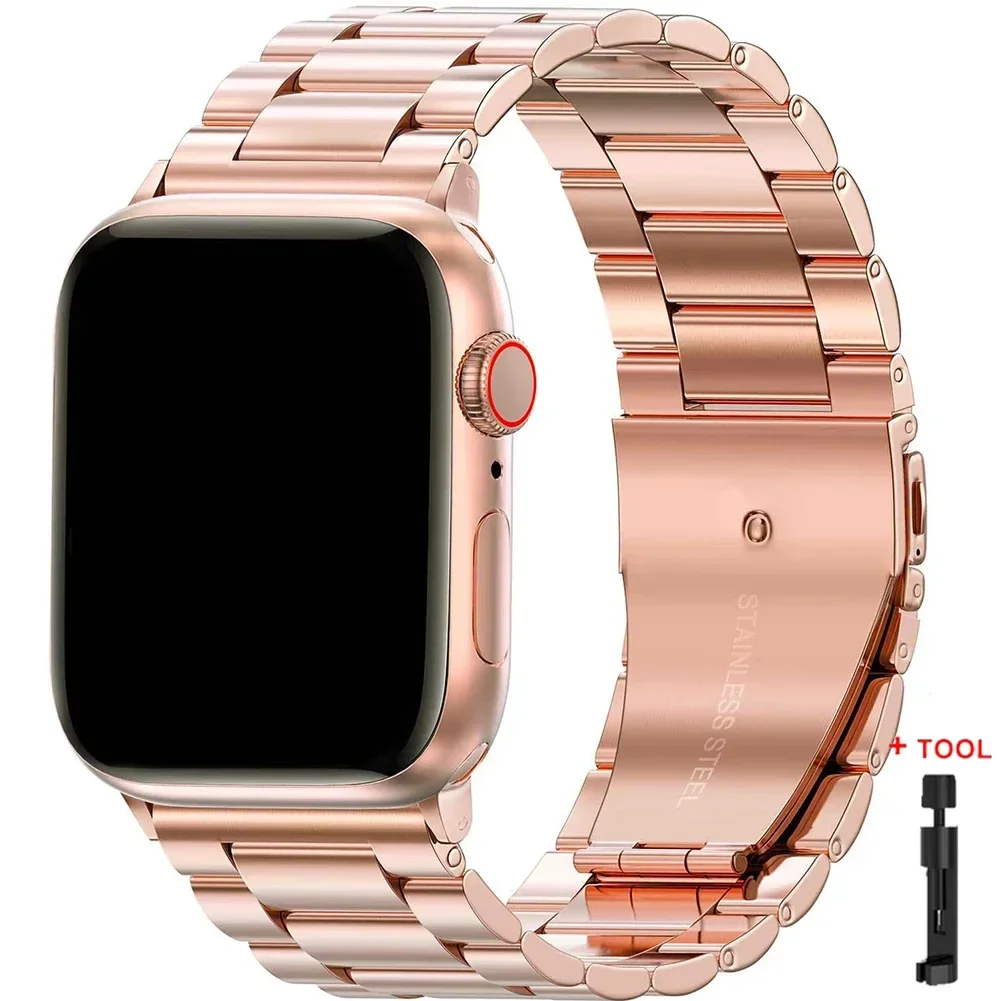 Premium Stainless Steel Watch Band - Metal Bracelet