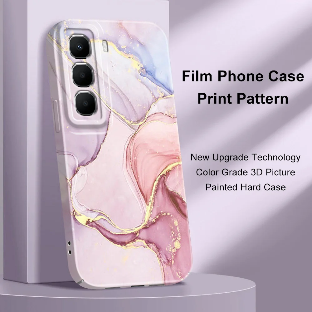 Luxurious Gold Marble Hard Cover Phone Case