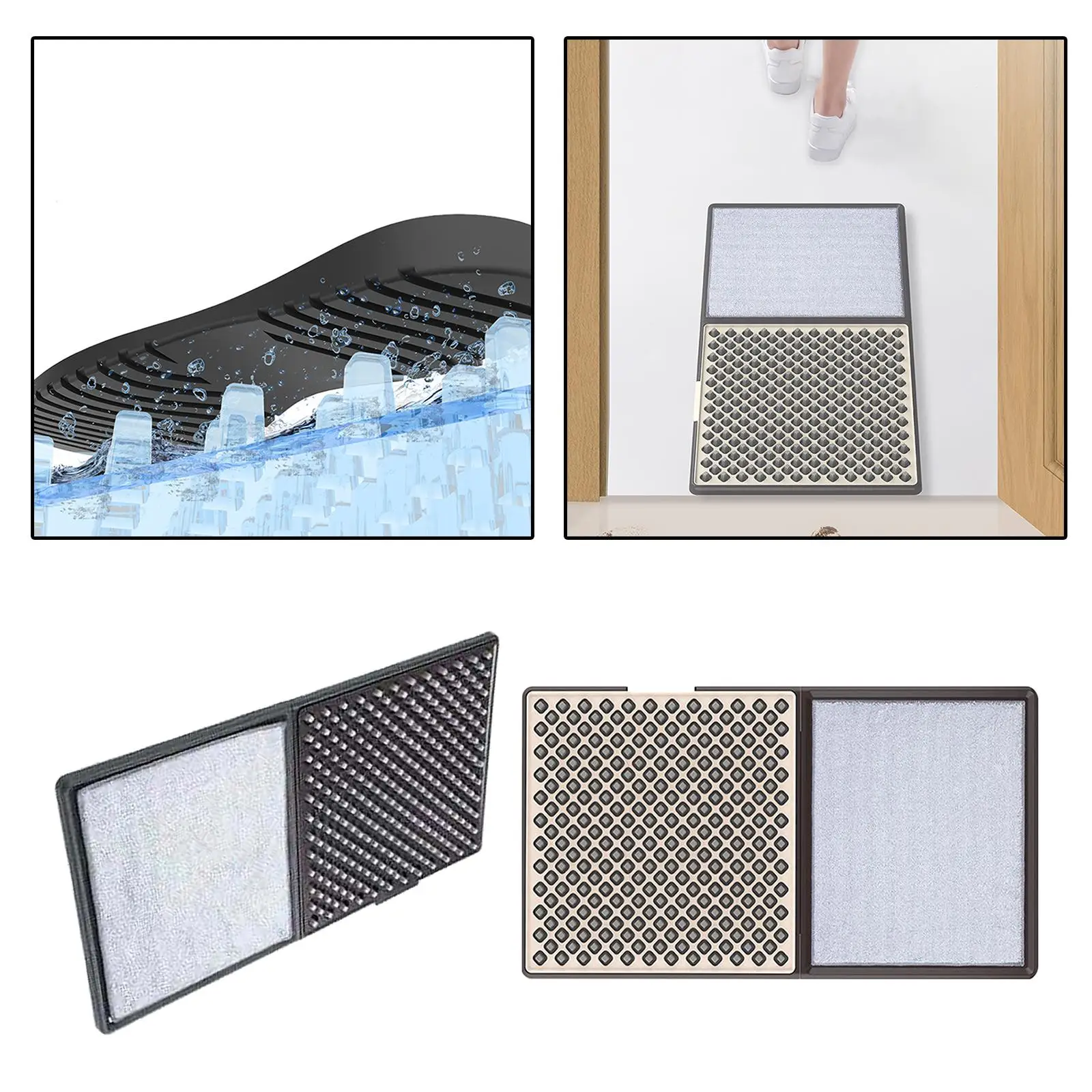 kanglifen Smart Design Disinfecting Shoe Mat for Entrance, Shoe Soles  Disinfectant Floor Mats, Sanitizing Mats for Home Hospital Restaurant  Classroom