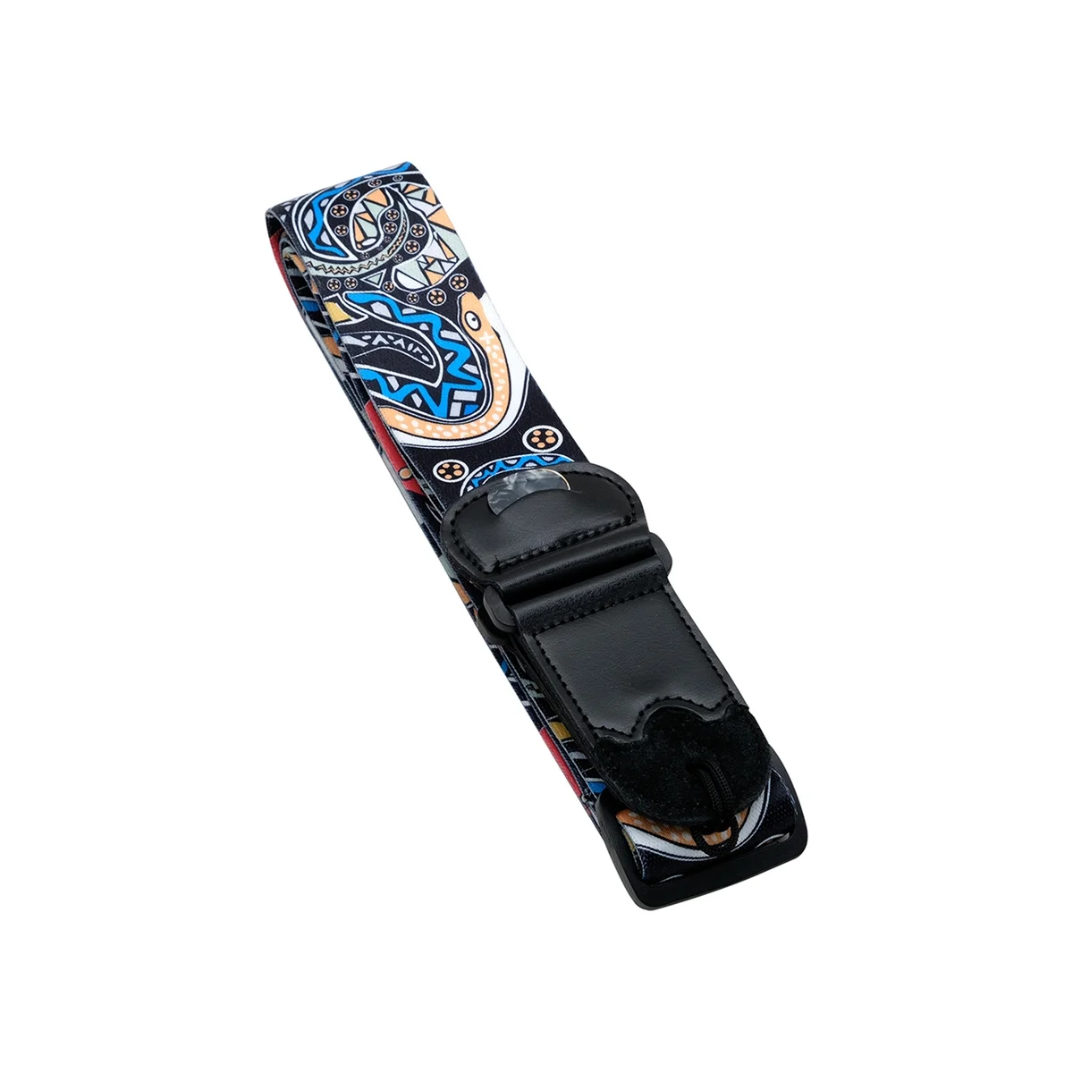 

New Electric Acoustic Guitar B Color Printing Polyester Strap Can Put Picks