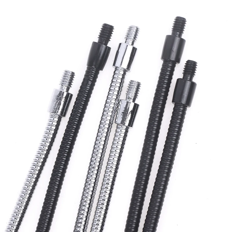 LED M4 Black Silver Microphone Positioning Hose Two External Teeth M4 Flexible Snake Tube led microphone tube