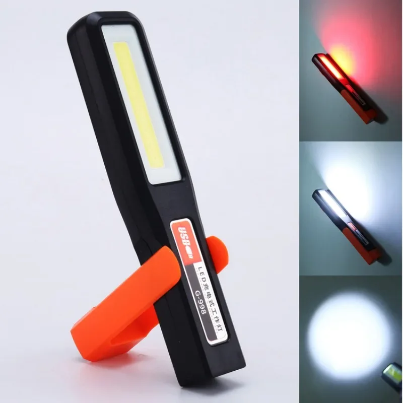 

Powerful COB LED Work Light Car Garage Mechanic Lamp USB Rechargeable Flashlight Magnetic Torch Emergency Light Warning Light