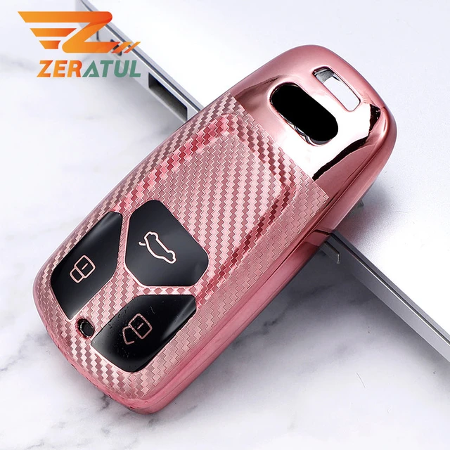 Auto Schlüssel Abdeckung Für Audi A4L A4 B9 Q5 Q7 TT TTS TFSI A5 S5 8S 2016  2017 NEUE 2019 Ring Auto Remote Key Fob Shell Abdeckung Fall Schützen -  AliExpress