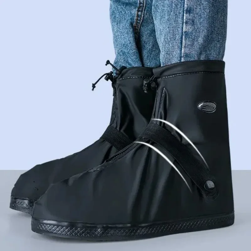 Waterproof Rain Boot Covers Reusable Non-Slip Cycling Hiking Shoe Protectors Rain Snow Wet Sand Overshoes Pants Protectors