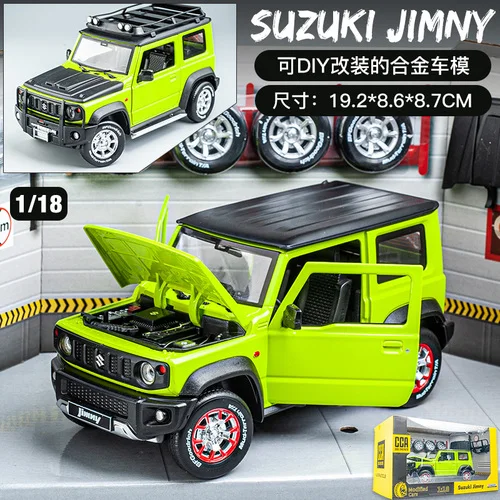 Suzuki Jimny 1:18 ミニカー 1:18 Scale Diecast Metal Model Car Toy Suzuki Jimny W/ Off