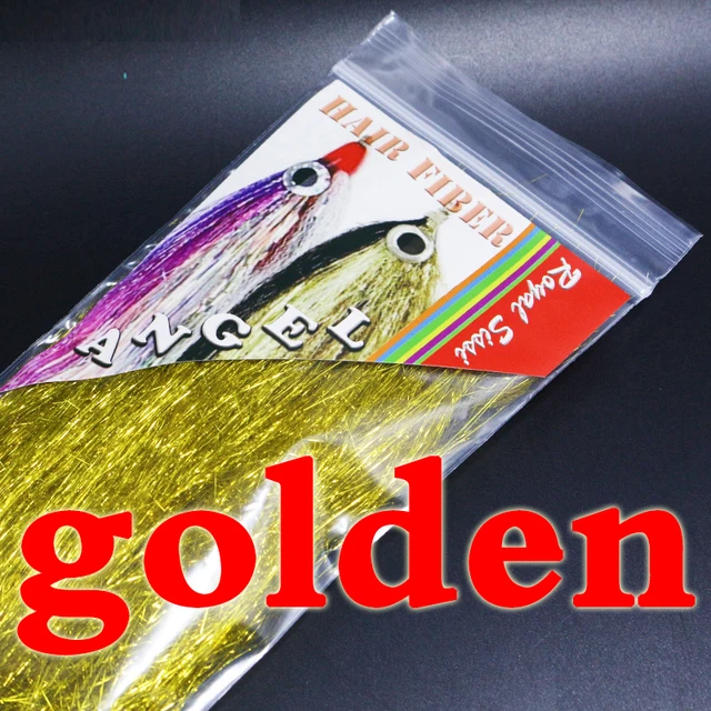 1pack pearlescent/golden/silver color Angel Hair fine shredded mylar