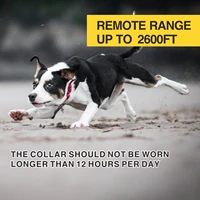 Dog Training Bark Collar 2 in 1 No Bark Control Collar 800M Rechargeable Dog Electric Collar Remote Waterproof Dog Pet Product 6