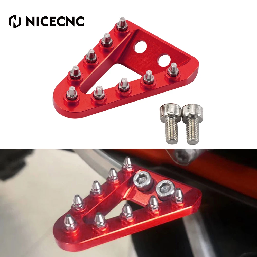 Nicecnc Motorcycle Brake Pedal Lever Tip Plate For Gas Gas Gasgas Ex Ec Mc 125 150 200 250 300 250F 350F 450F F 2021-2023 Ec300