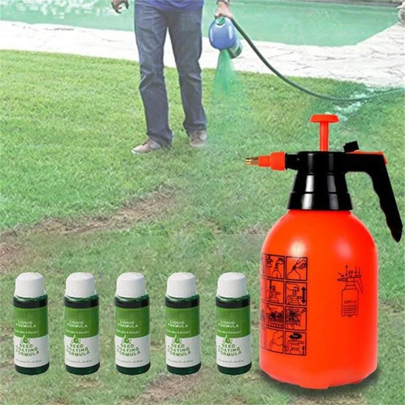 Green Grass Lawn Spray Household Seeding System Liquid Spray Seed Lawn