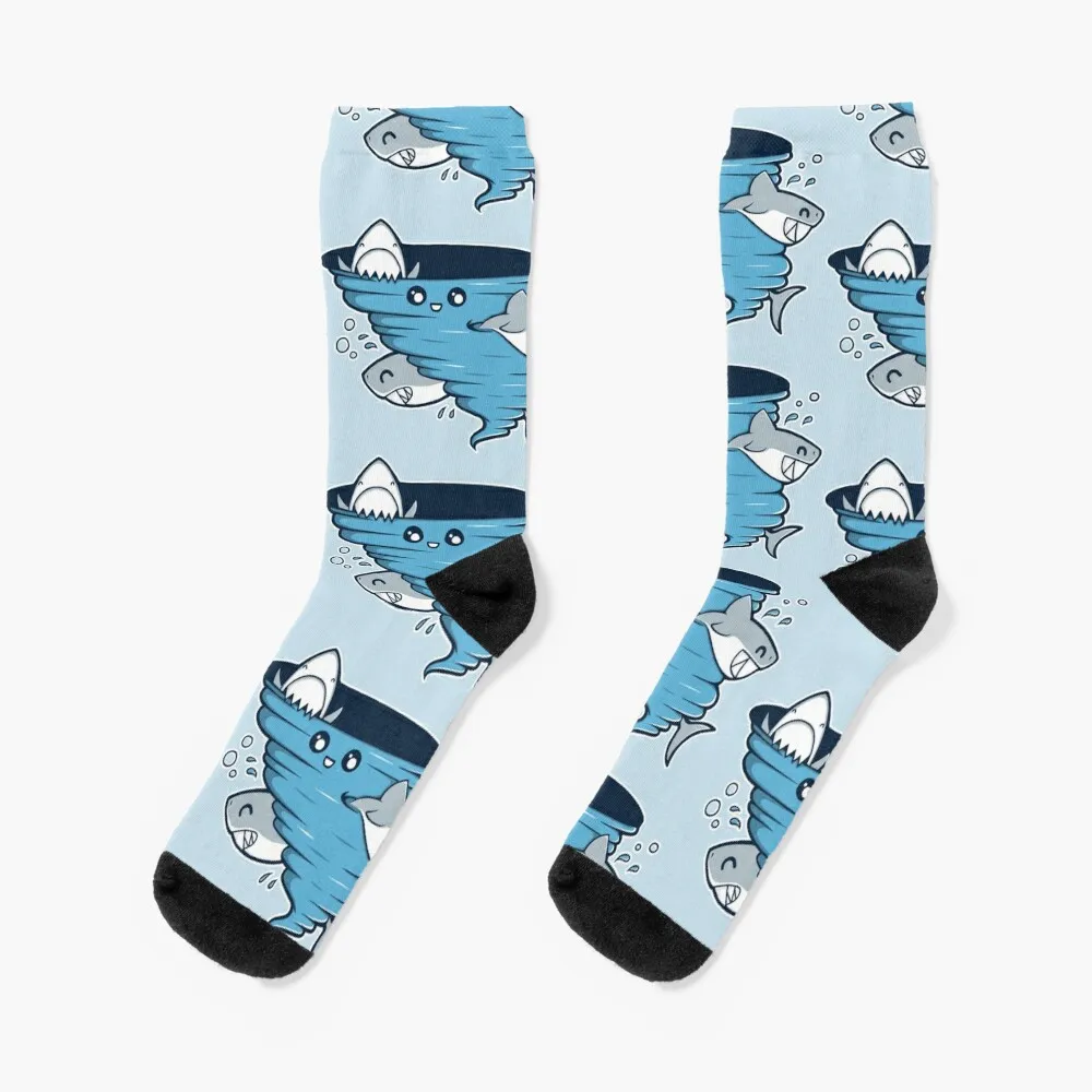 Cutenado - Cute Shark Tornado Socks japanese fashion short halloween Boy Socks Women's