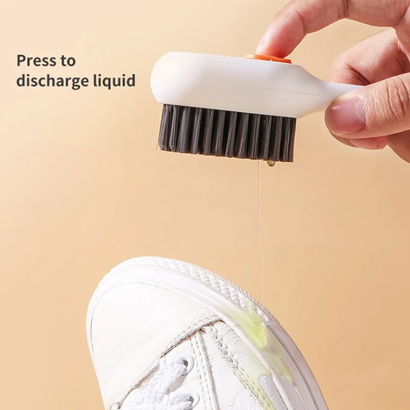 Brosse de nettoyage à poils souples, brosse automatique pour ajouter du  liquide, brosse à chaussures pour étudiant : : Santé et Soins  personnels