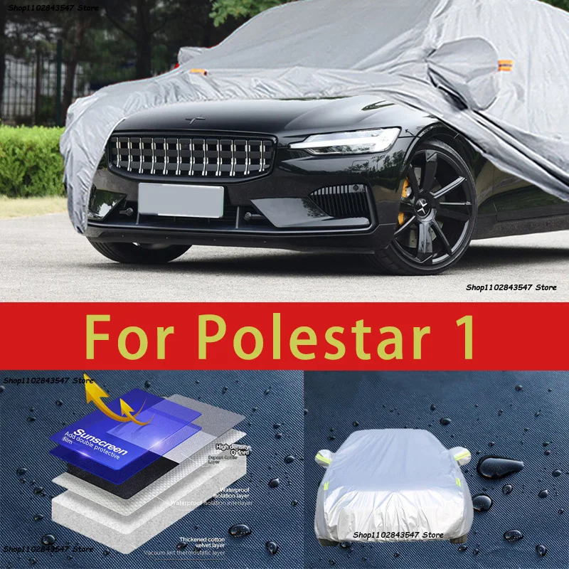 

For Polestar 1 Outdoor Protection Full Car Covers Snow Cover Sunshade Waterproof Dustproof Exterior Car accessories