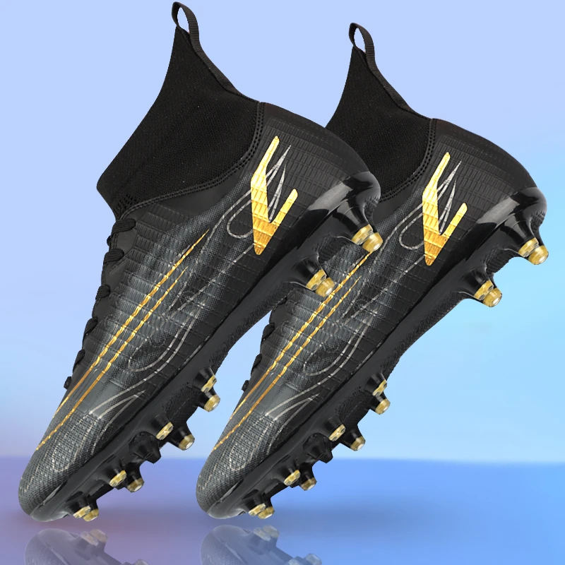 Zapatos de calidad para niños, botas de fútbol Mbappe, calzado de entrenamiento para hombre mujer, calzado TF/AG Zapatos de fútbol antideslizantes, resistentes al desgaste, ultraligeros, cómodos y respirabl| | -