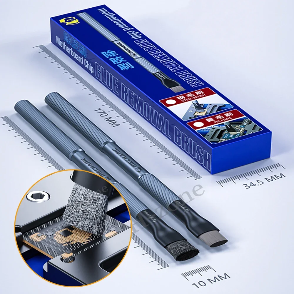 

Master Steel Brush Anti-Static For Motherboard PCB IC Pad Cleaning Solder Oil Brush Mobile Phone Repair Tool MECHANIC