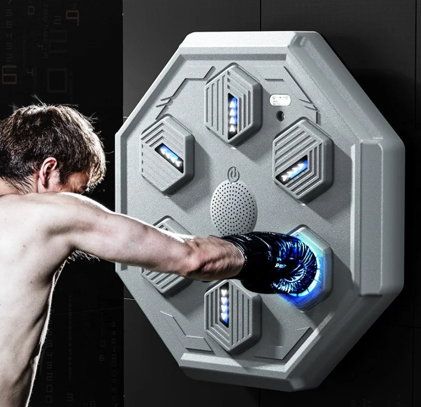 Electronic Musical Boxing Training machine Wall Mounted smart music boxing target Relaxing Reaction Training