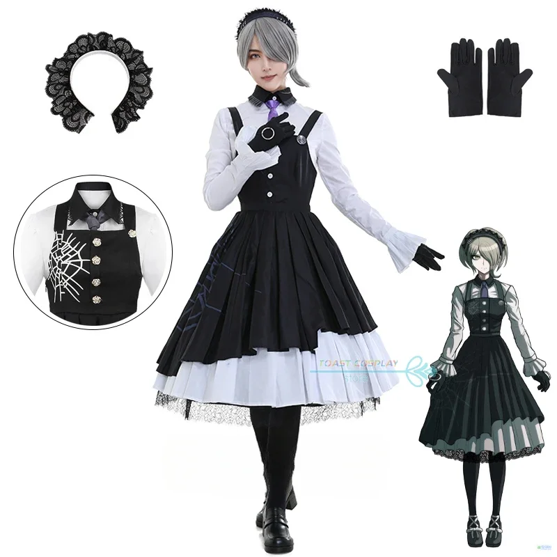 

Tojo Kirumi Danganronpa Cosplay Game Danganronpa V3: Killing Harmony Tojo Kirumi Cosplay Costume Women Jk Uniform Maid Suits