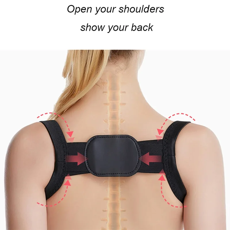 Adjustable Posture Corrector Back Support Shoulder Belt Rectify Straighten Correction Spine Health 1Pcs posture corrector belt posture corrector