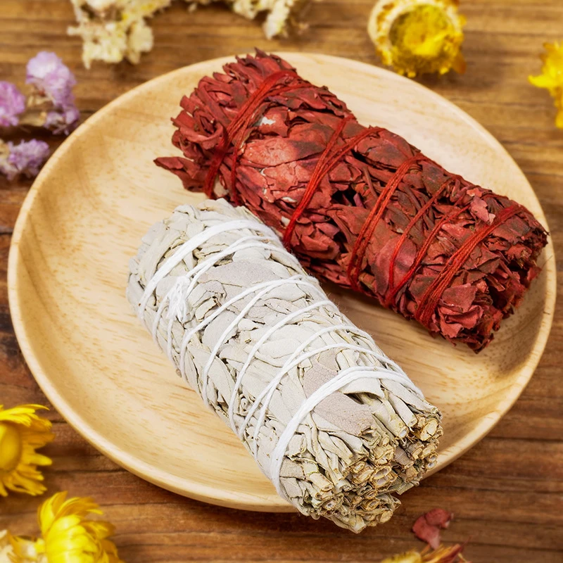 White Sage Dracaena Aromaterapia Stick Thread Cedro Profumato Palo Santo Peruviano Bianco Rosso Salvia