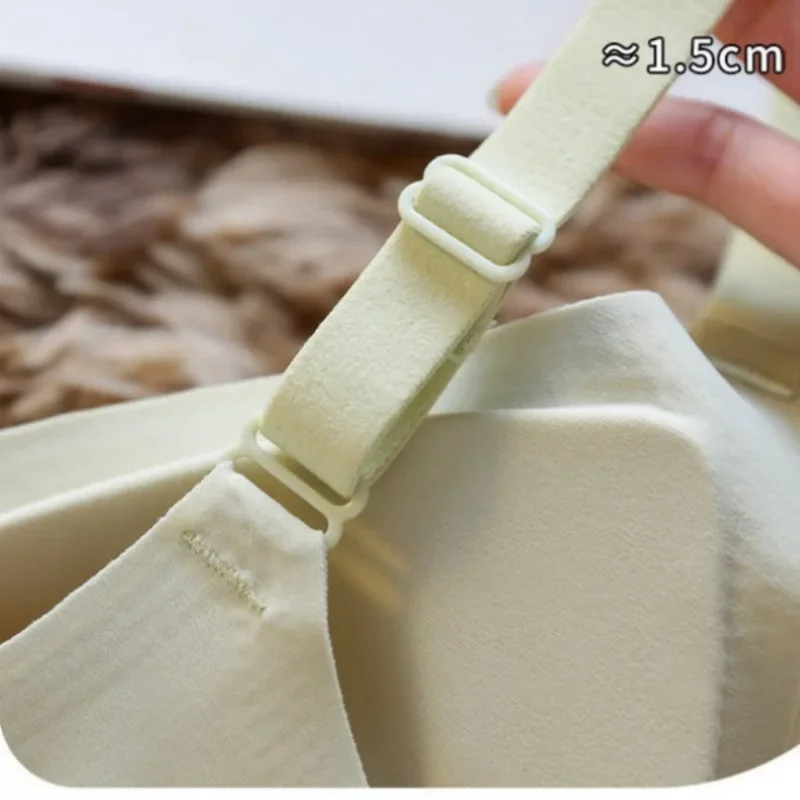 2Pcs/Set Seamless Bras For Women Sexy Lingerie Padded Non-wire Brassiere Adjust shoulder Strap Underwear Comfort Intimates 5
