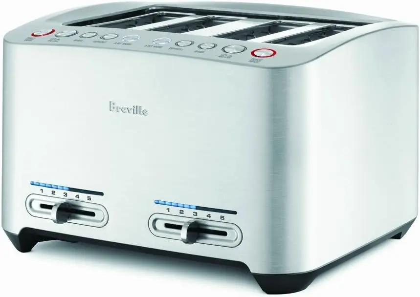 

Die-Cast Smart Toaster 4 Slice BTA840XL, Brushed Stainless Steel