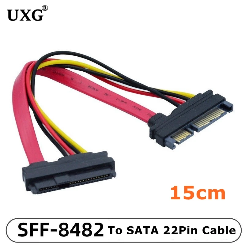 SAS do SATA,SFF-8482 SAS 29-pinowy do SATA 22Pin twardy
