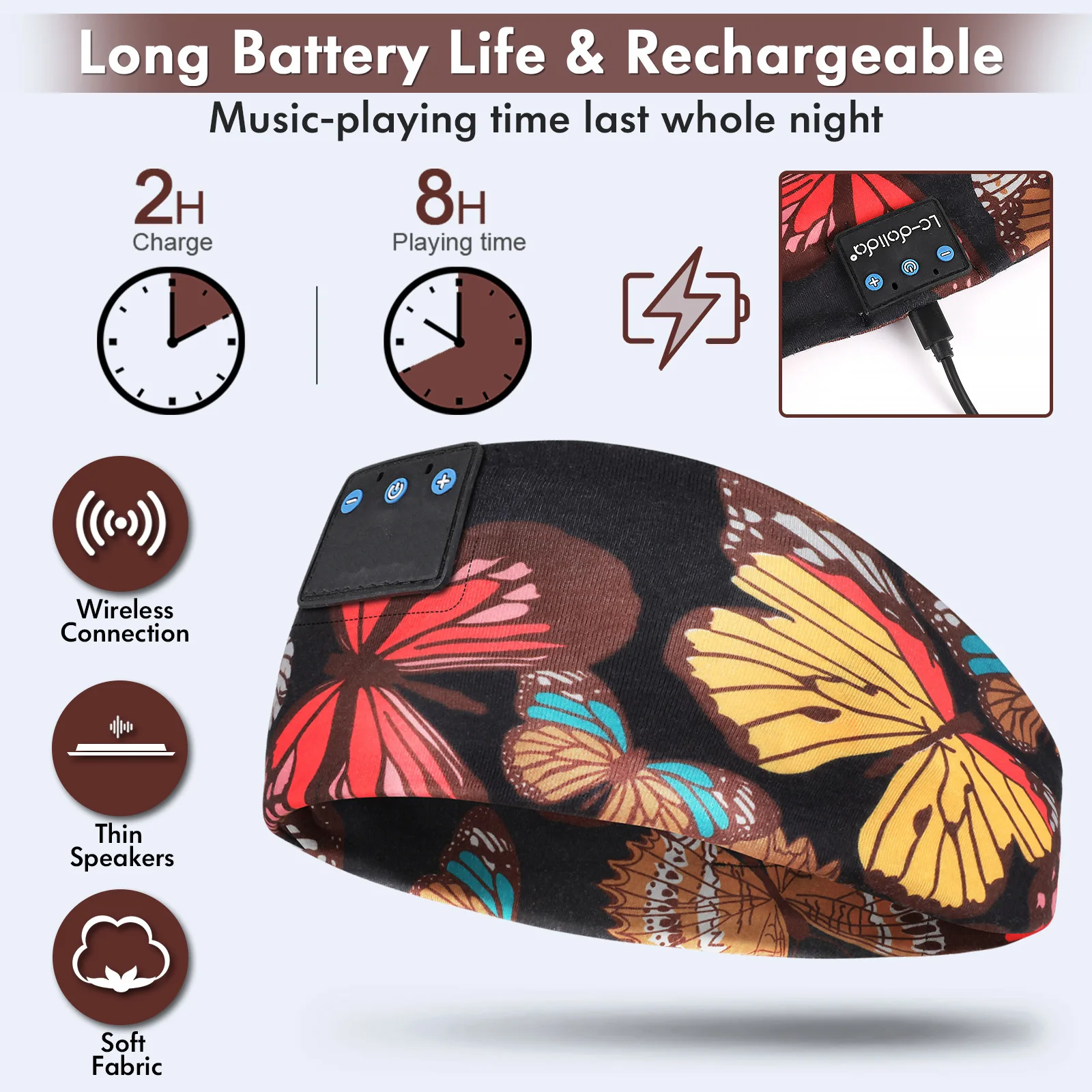 

Wireless Bluetooth Sports Headband Fitness Anti-sweat