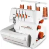 Lumina Moda Serger Overlock Machine With 2-3-4 Stitch Capability, Heavy-Duty Metal Frame 1250 Stitches/Minute, Differential 1