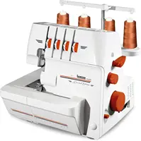 Lumina Moda Serger Overlock Machine With 2-3-4 Stitch Capability, Heavy-Duty Metal Frame 1250 Stitches/Minute, Differential 1