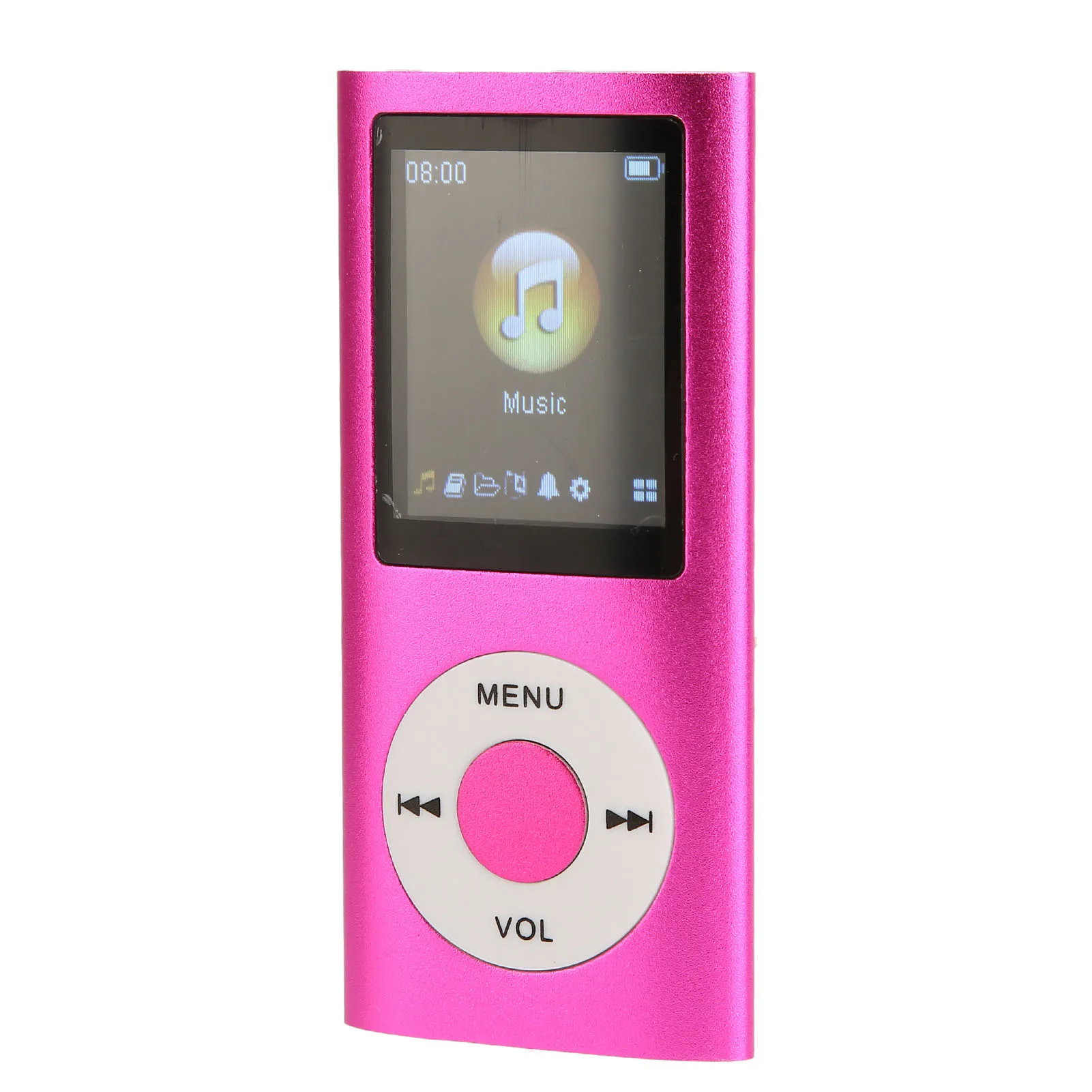 MP3 Music Player 1.8in Player Support Memory Card Ultra Thin LCD MP3 Player with Bluetooth for Students Running Walking