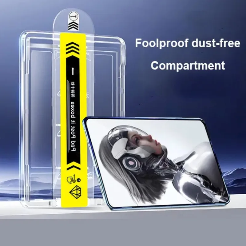 Ultra HD 9H Tempered Glass Screen Protector with Easy, Dust-Free Installation