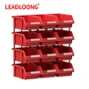 LEADLOONG X1 12pcs 180*120*80mm/7.09*4.72*3.15inch Plastic Stackable Storage Bins Small Tool Component Box for Garage 3