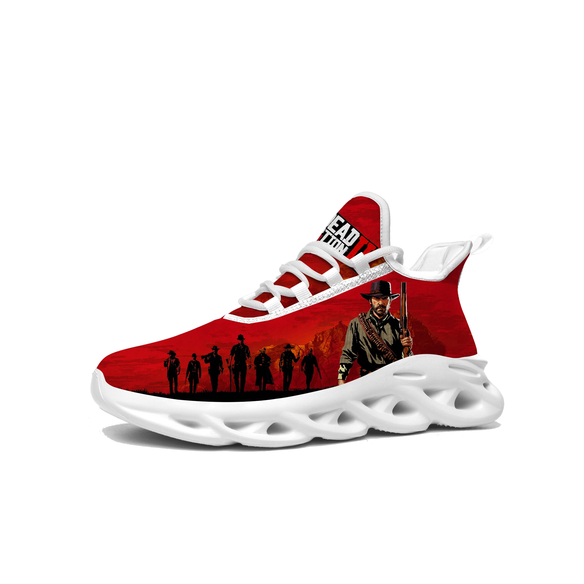 

Red Dead Redemption Flats Sneakers Mens Womens Sports Running Shoes High Quality Sneaker Lace Up Mesh Footwear custom made Shoe