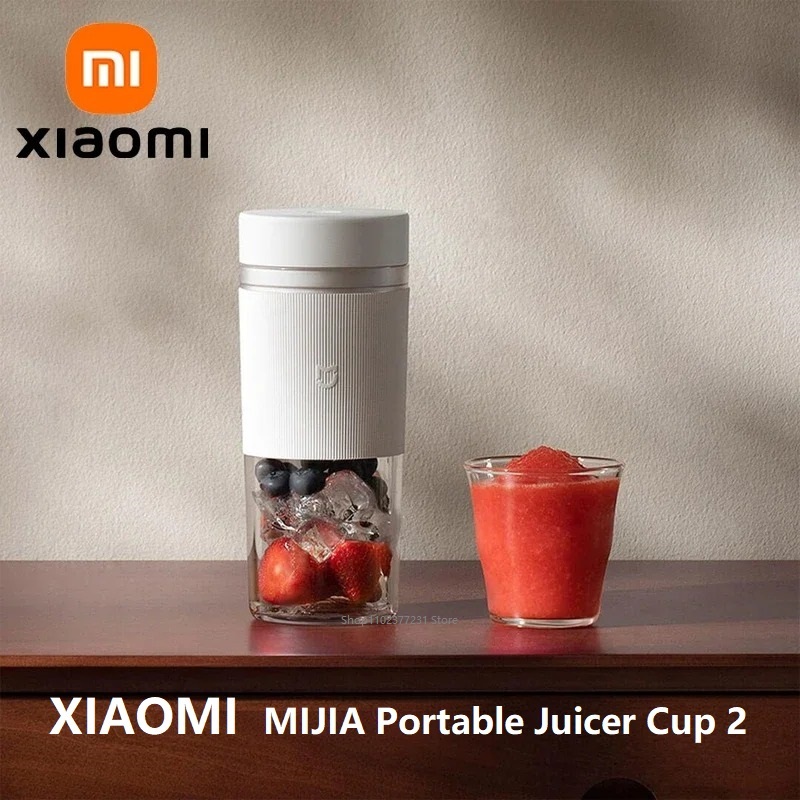 XIAOMI MIJIA Portable Juicer Cup 2 Electric Fruit Blender Machine Orange Juicer Kitchen Food Processor Make Juice Extractor Home