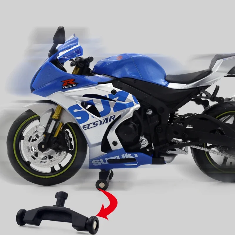 1:12 Suzuki GSX-R1000R Aprilia RSV4 Alloy Racing Motorcycle Model Diecast Street Cross-Country Motorcycle Model High Simulation 6