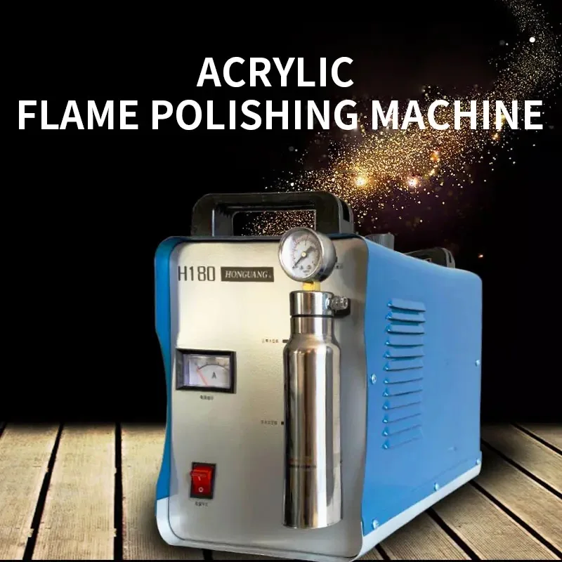 220V Acrylic Flame Polishing Machine H160/H180 Plexiglass Acrylic Electrolysis Water Welding Machine Hydrogen Oxygen Generator 5