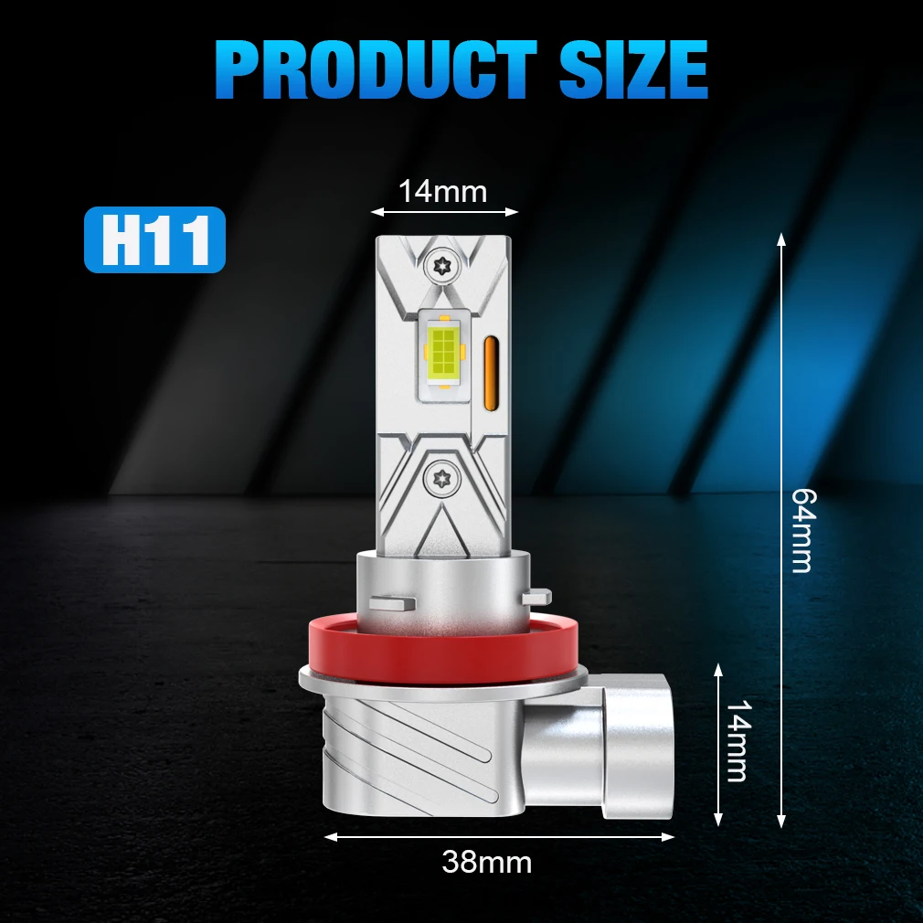 LED Headlights Canbus 9005 HB3 9006 HB4 120W 20000LM 6500K CSP for Auto