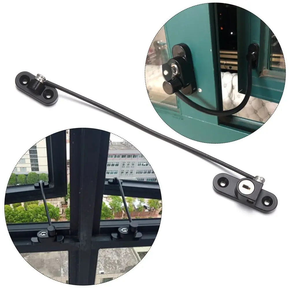 Security Door Window Lock Wire Cable Safety Restrictor Door Child Baby child lock,safety lock,door window lock