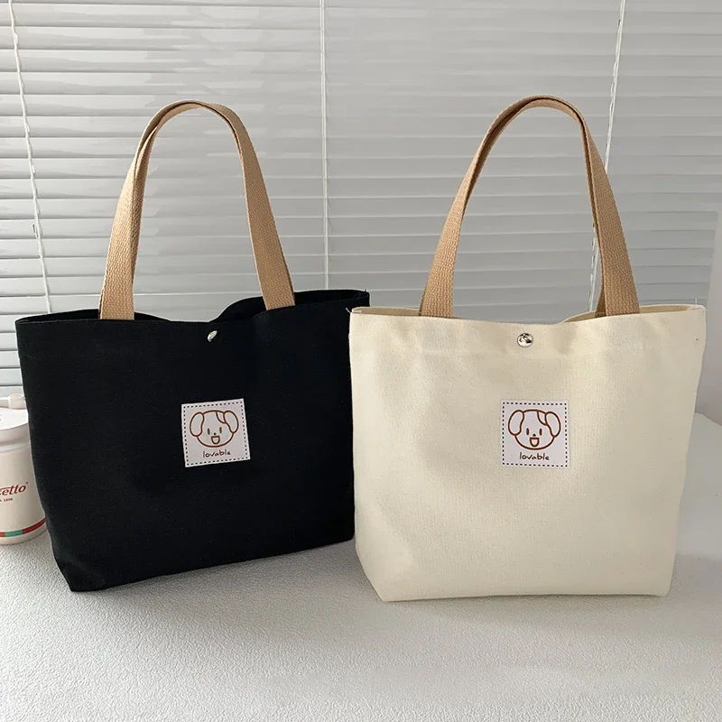 Canvas shopping tote bag daily tote bags for girls cotton shopping bag customize women handbags bags for women