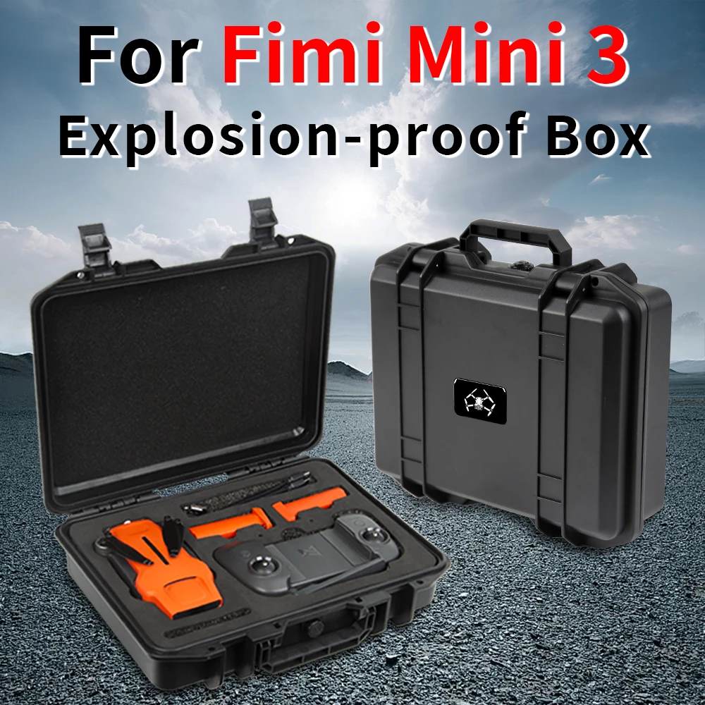 Drone Case Explosion-proof Box Travel Portable Carrying Case Shockproof Suitcase for FIMI Mini 3 Drone Accessories