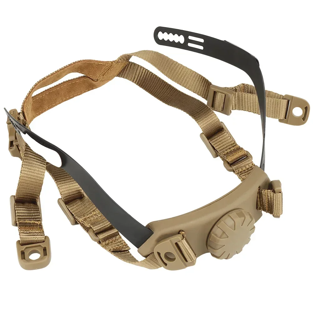 TS TAC-SKY Système De Suspension Intérieure Pour Casque Tactique - Sangle Ajustable Et Verrouillage De Tête Confortable