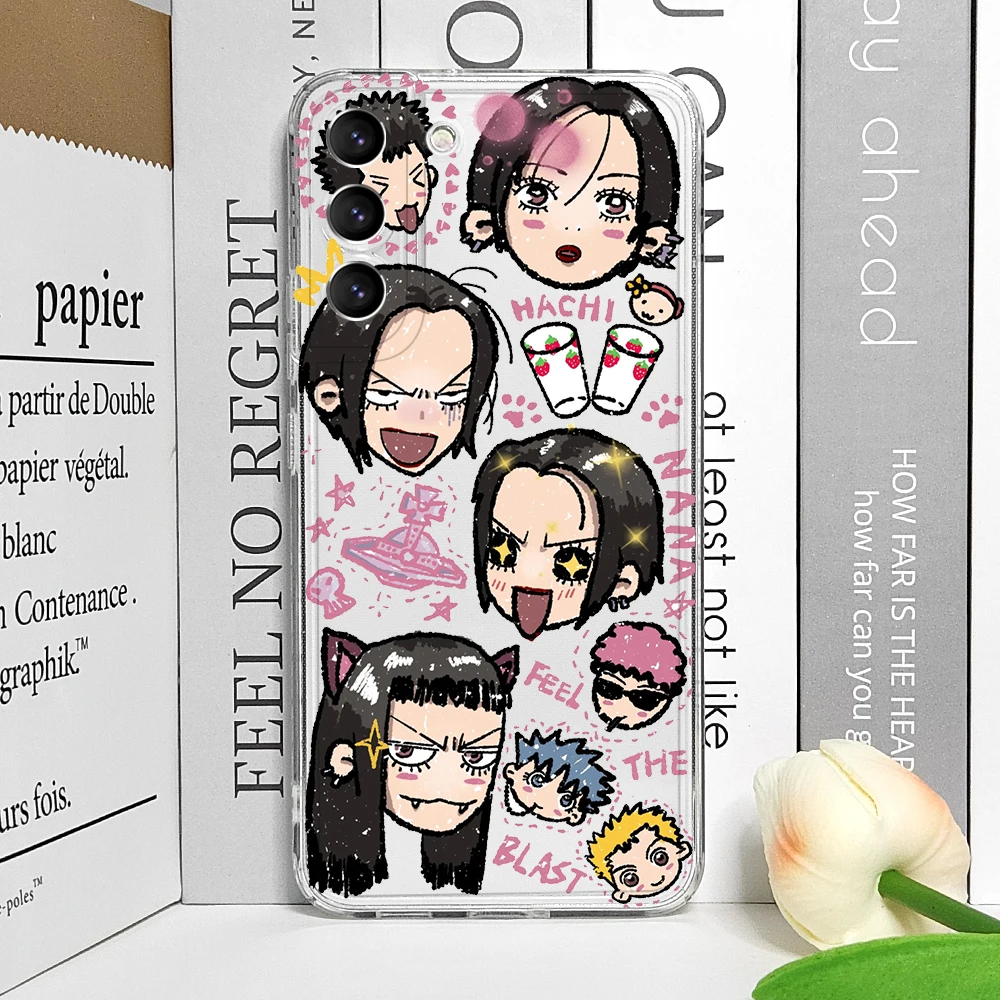 Cute Cartoon Anime Oosaki Nana Shockproof Clear Soft Phone Case