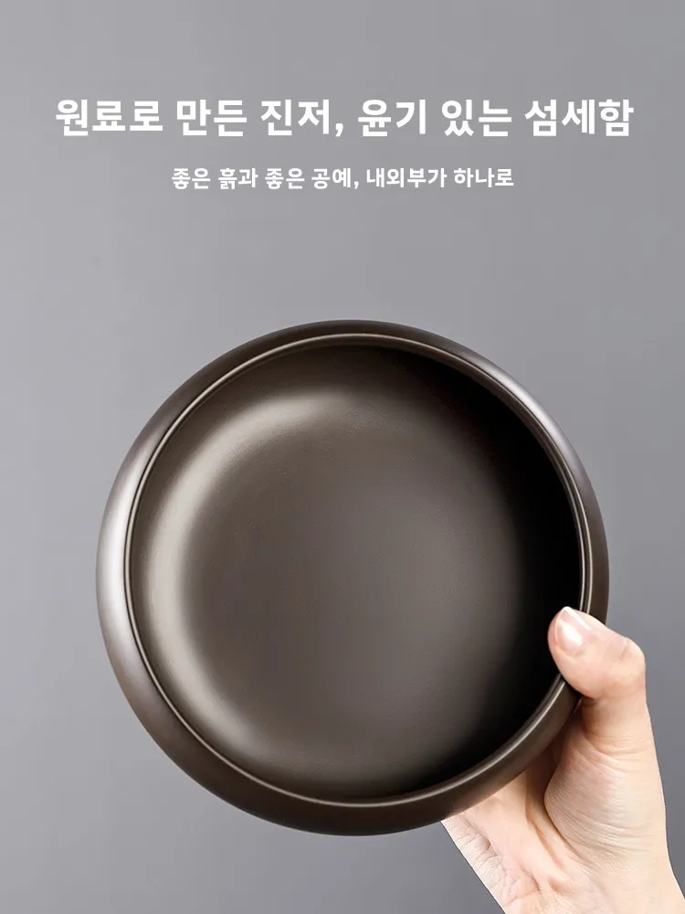 대용량 세라믹 차 세트 보관 그릇 당풍 자색 점토 차 세척 그릇 공부차 폐수통 전통 중국 스타일