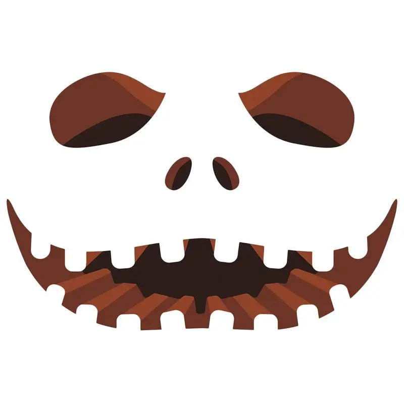 Halloween Toilet Seat Stickers Toilet Lid Stickers Seat Cling with Horror Pumpkins Self-Adhesive Bathroom Decal Removable