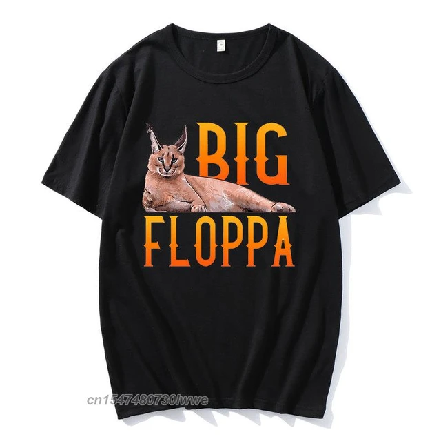  Big Floppa Meme Cat T-Shirt : Clothing, Shoes & Jewelry