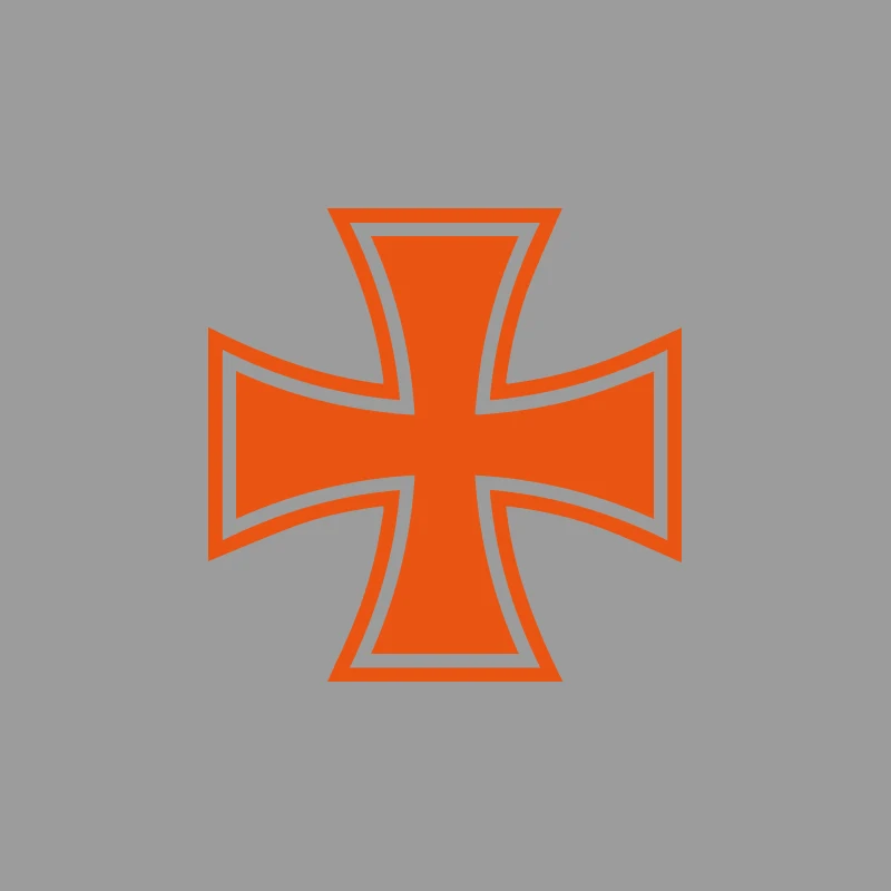 Iron Cross Car Sticker – Distinctive Decor